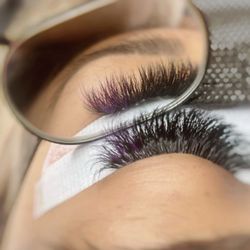 Esthetic Dreams Studio - Purple peekaboos we did back in 2021