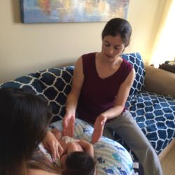 Mama's Milk Works - Explaining how to position baby