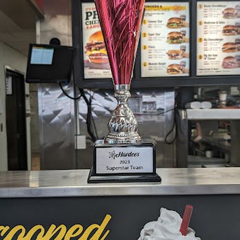 Hardee's - Hardee's 2023 Superstar Team Trophy - Fast Food Near Me - Greenfield, Indiana