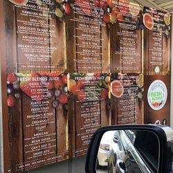 Fresh Blends - Menu