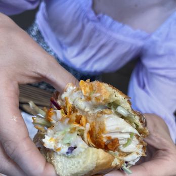 Sweet Radish - Gojuchang fried chicken sandwich - Korean Near Me - Everett, Washington