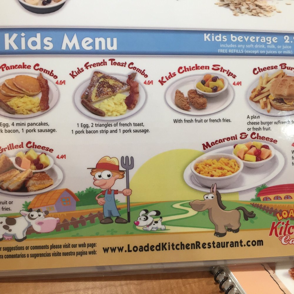 Loaded Cafe - Long Beach - Kids menu is always crucial for us - American Near Me - Long Beach, California Loaded Cafe - Long Beach - Kids menu is always crucial for us - American Near Me - Long Beach, California