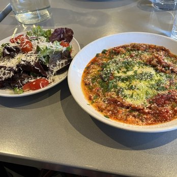 Crown Republic Gastropub - Baked Eggs and a Side Green Salad - Gastropubs Near Me - Cincinnati, Ohio