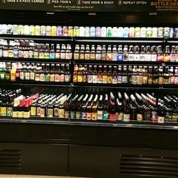 Choose your bottle, they'll open and pour into a glass if you want.  Awesome.