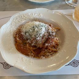 Spaghetti with 2 meatballs
