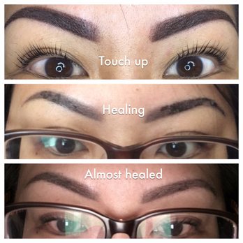 Advanced Brow Design - Photo of my healing process - Permanent Makeup Near Me - San Diego, California Advanced Brow Design - Photo of my healing process - Permanent Makeup Near Me - San Diego, California