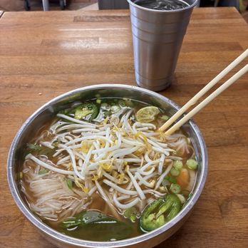 Good Pho You - Shrimp Pho and water cup - Vietnamese Near Me - Granada Hills, California Good Pho You - Shrimp Pho and water cup - Vietnamese Near Me - Granada Hills, California