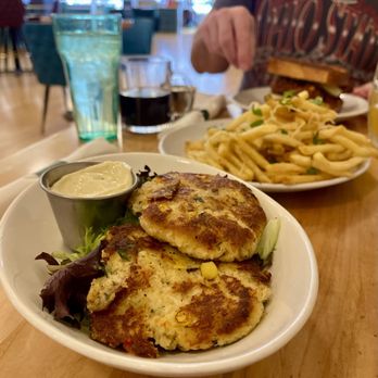 The Mill Cafe & Bakery - Crab cakes and truffle fries. - Cafes Near Me - Ashland, Kentucky The Mill Cafe & Bakery - Crab cakes and truffle fries. - Cafes Near Me - Ashland, Kentucky