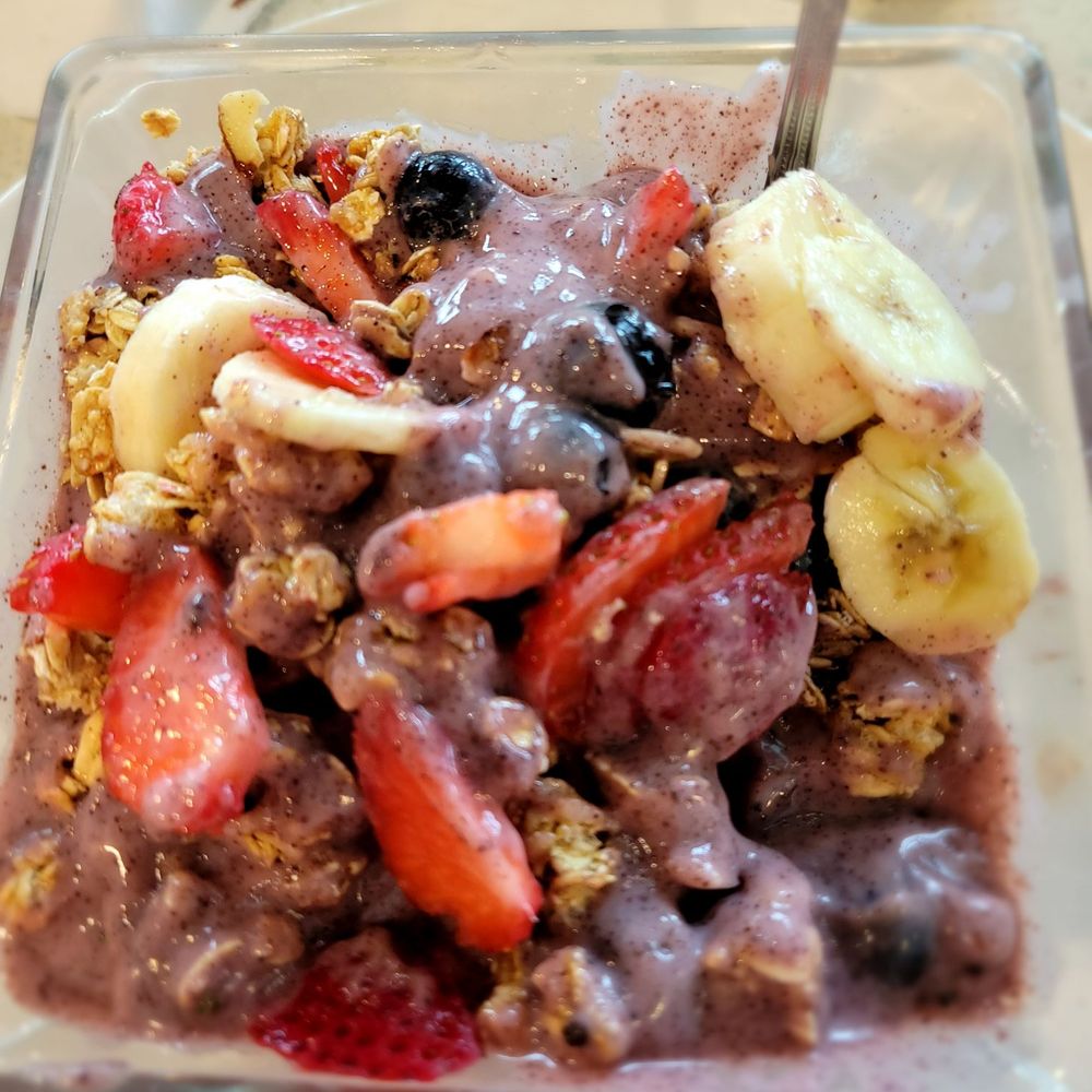 Scrambler Cafe Princeton - Acai bowl mixed together - Breakfast & Brunch Near Me - Princeton, Texas Scrambler Cafe Princeton - Acai bowl mixed together - Breakfast & Brunch Near Me - Princeton, Texas