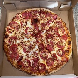 Milton Pizza Pasta Wings - Double pepperoni, double cheese pizza
