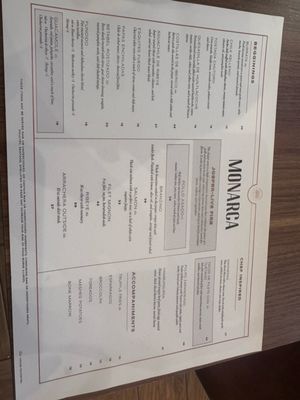 Menu photo 1 Monarca The Woodlands, TX