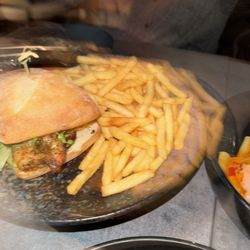 Bistro On the Boulevard - Grilled shrimp sandwich