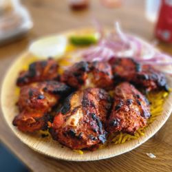 Eggholic - Raja Da Chicken Kabob With Rice