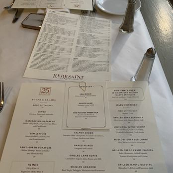 Herbsaint - Menu - French Near Me - New Orleans, Louisiana