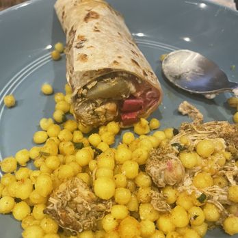 Anoush'ella - chicken za'atar and couscous - Lebanese Near Me - Boston, Massachusetts