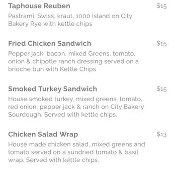 Creekside Taphouse - Menu - American Near Me - Asheville, North Carolina Creekside Taphouse - Menu - American Near Me - Asheville, North Carolina