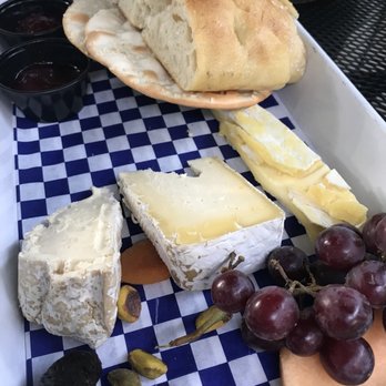 Page Springs Cellars - Brie cheese platter - Massage Near Me - Cornville, Arizona