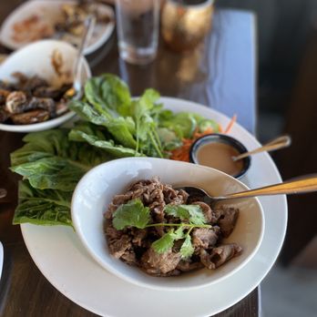 Rooftop - Lettuce wraps with beef - New American Near Me - Walnut Creek, California Rooftop - Lettuce wraps with beef - New American Near Me - Walnut Creek, California