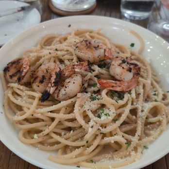 Cacio - Cacio e Pepe with Grilled Prawns - Italian Near Me - Sacramento, California Cacio - Cacio e Pepe with Grilled Prawns - Italian Near Me - Sacramento, California
