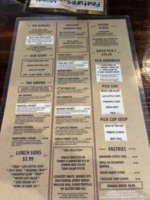 Menu photo 8 The Granary Bradenton, FL Menu photo 8 The Granary Bradenton, FL