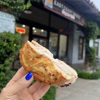 East Coast Bagel - Onion garlic - Bagels Near Me - Riverside, California East Coast Bagel - Onion garlic - Bagels Near Me - Riverside, California
