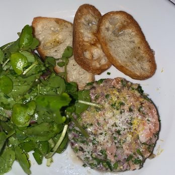 Le Bilboquet - Salmon Tartare- so fresh and light! - French Near Me - Dallas, Texas Le Bilboquet - Salmon Tartare- so fresh and light! - French Near Me - Dallas, Texas