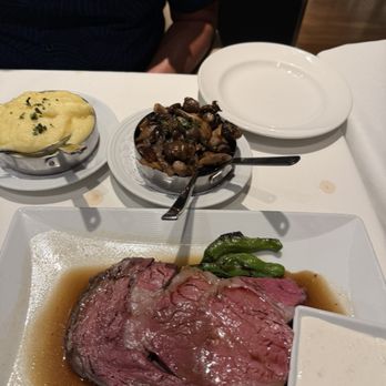 Anthony's Prime Steak & Seafood - prime rib with mashed potatoes and mushrooms - Steakhouses Near Me - Henderson, Nevada Anthony's Prime Steak & Seafood - prime rib with mashed potatoes and mushrooms - Steakhouses Near Me - Henderson, Nevada