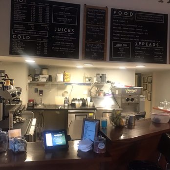 Hive Café - menus on the wall above the counter - Cafes Near Me - Philadelphia, Pennsylvania