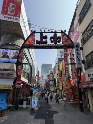 Ueno Ameyoko Shopping Street by null