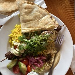Chicken Plate add hummus and feta Chicken Plate add hummus and feta