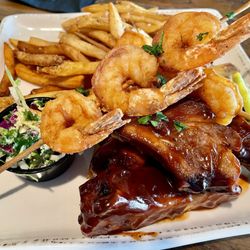 Tavern on 6 - Shrimp and Alabama Ribs
