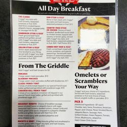Aunt Lu's Cafe - Menu