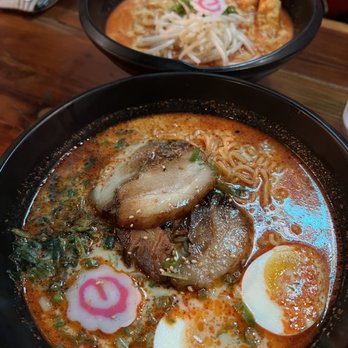 Gu Ramen Taps & Tapas - Gu Ramen with pork belly and shrimp tempura - Ramen Near Me - Long Beach, California Gu Ramen Taps & Tapas - Gu Ramen with pork belly and shrimp tempura - Ramen Near Me - Long Beach, California