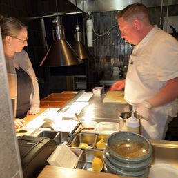 Chef Fulton knows everything that's going on.