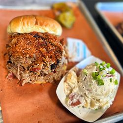 Blue Door Smokehouse - Pulled Pork Sandwich