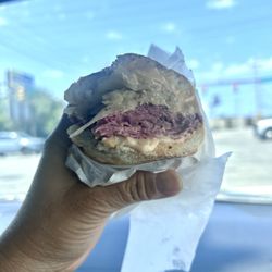 Express Deli  - Reuben on a hoagie