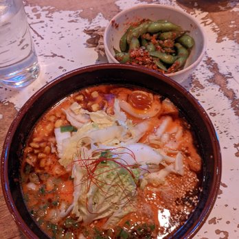 Ramen Tatsu-Ya - MI-SO-HOT and spicy edamame - Ramen Near Me - Austin, Texas
