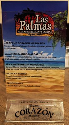 Menu photo 5 Las Palmas 4 Mexican Restaurant Virginia Beach, VA Menu photo 5 Las Palmas 4 Mexican Restaurant Virginia Beach, VA