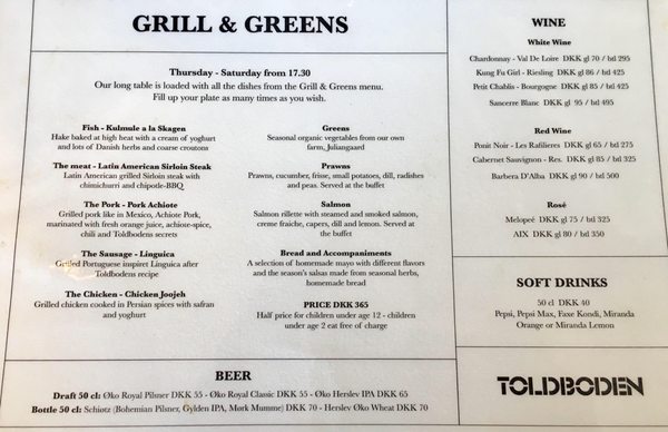 Menu photo 2 Toldboden Copenhagen, 84
