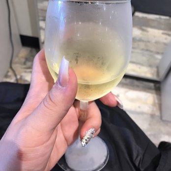 The Style Lounge - Glass of white wine to start my appt with! - Hair Salons Near Me - Carlsbad, California
