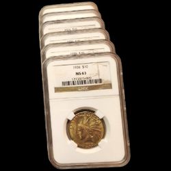 Valley Goldmine - Rare $10 Indian Head gold coins!