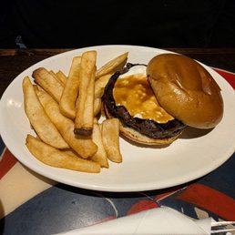 Far east burgers with fries