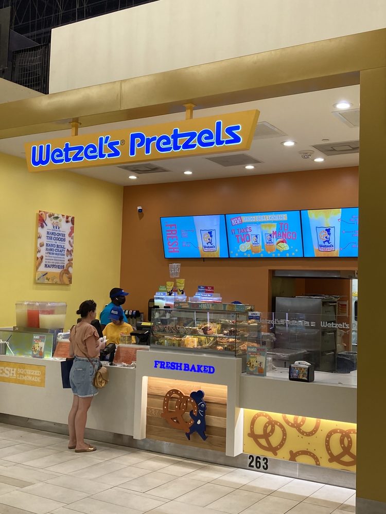 WETZEL’S PRETZELS Updated May 2024 12801 West Sunrise Blvd, Sunrise