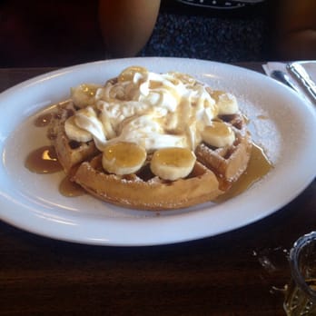 Fallbrook Cafe - Banana Waffles - Cafes Near Me - Fallbrook, California