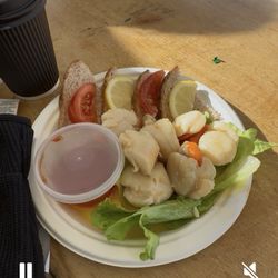 The Orginal Green Shack - King scallops were the best!!