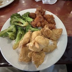Chopsticks - Honey chicken, catfish, broccoli
