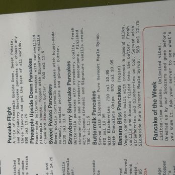 Snooze, an A.M. Eatery - Menu section - Breakfast & Brunch Near Me - San Antonio, Texas