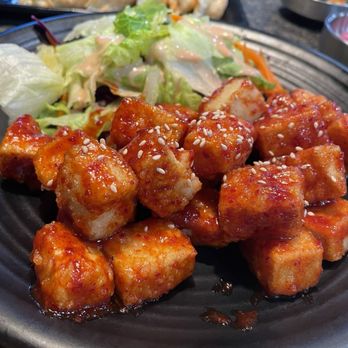Seoul K-Food - Tofu Gangjeong  appetizer - Korean Near Me - Eugene, Oregon