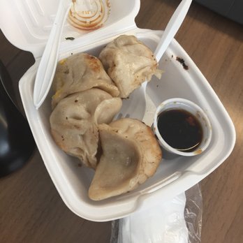 Big D's Grub Truck - Pork and choice dumplings, $3 add on to lunch meal. - Asian Fusion Near Me - New York, New York