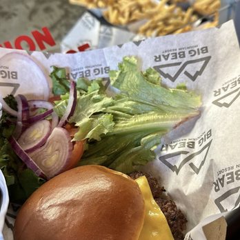 Oakfire Grill - a burger and french fries - New American Near Me - Big Bear Lake, California Oakfire Grill - a burger and french fries - New American Near Me - Big Bear Lake, California